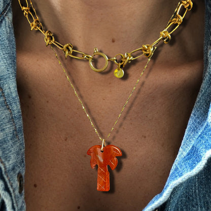 Collier Coconut (pierre au choix)