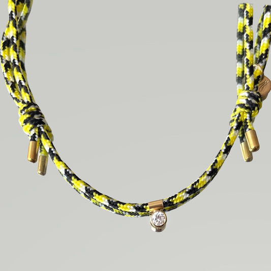 Collier Linette cordelette (4 couleurs au choix)