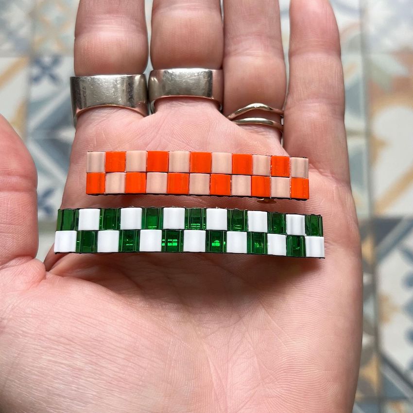 Barrette Nadette petit modèle (personnalisable)